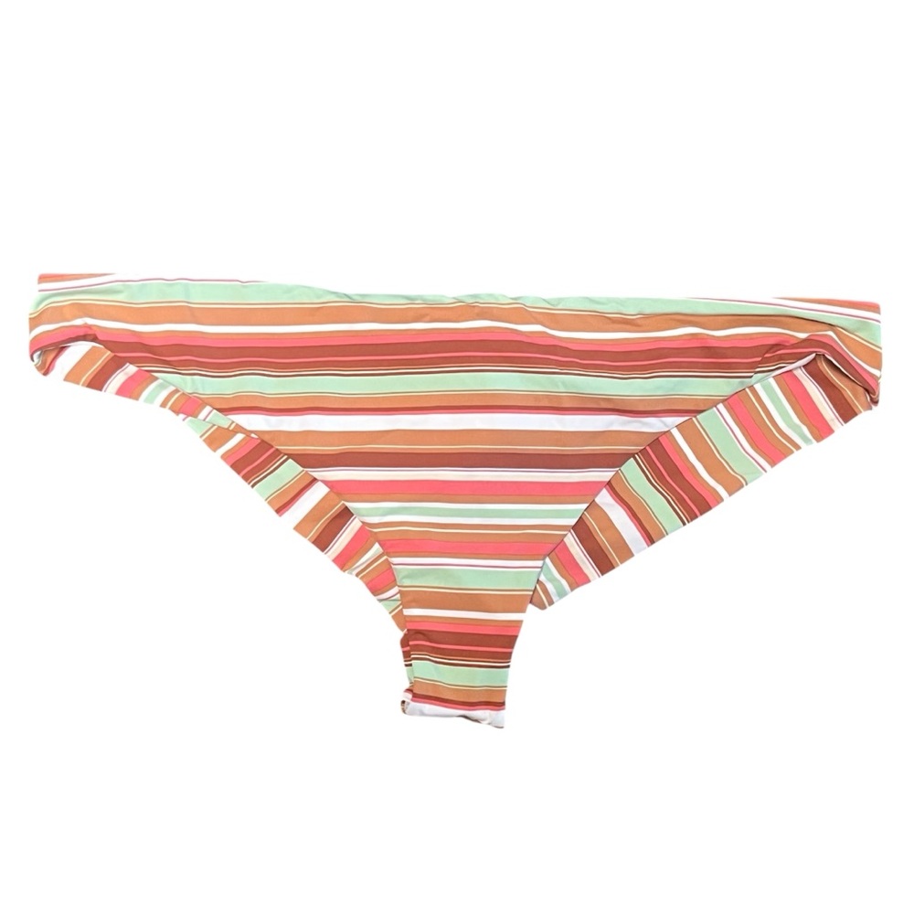 Roxy Multicolor Stripes Swim Bottom Size XXL NWT